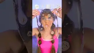 ASMR Emoji Only Clear Food Jelly Lollipop Mukbang 