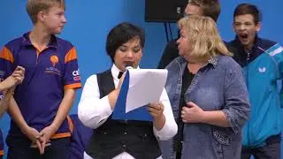 Церемония закрытия, Янтарная ракетка 2018.