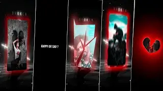 Lyrics Sad Status Video editing alight motion | Alight motion Video editing New Sad Status Editing