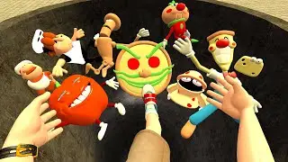 SPARTAN KICKING Pizza Tower Bosses & Characters in Garry's Mod!