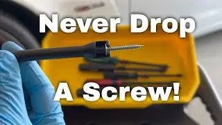 Lock and Drive Screwdriver Set - never drop another screw!