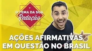 | LIVE | Redação: Ações afirmativas em questão no Brasil | Prof. Romulo Bolivar