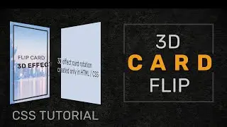 CSS 3D Flip Card | CSS Hover Effects