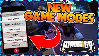 👽NEW GAME MODES!👽 | Mad City | Roblox