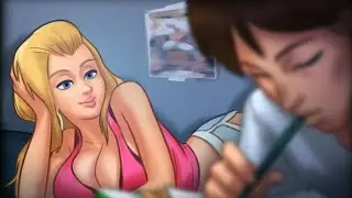 Roxy Come Over To Study 📖 Summertime Saga Tech Update Walkthrough 0.20.15 Part 8