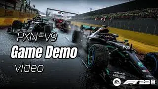 PXN V9 Gaming Racing Wheel & F1 2023 Trial Gameplay on PC