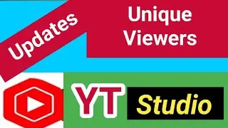 Changes in YT Studio App ||Functions in New YT Studio || Unique Viewers Update || Smart Support
