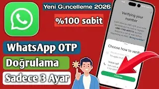 𝗪𝗵𝗮𝘁𝘀𝗔𝗽𝗽 𝗢𝗧𝗣 𝗚𝗲𝗹𝗺𝗶𝘆𝗼𝗿? 𝗗𝗼ğ𝗿𝘂𝗹𝗮𝗺𝗮 𝗞𝗼𝗱𝘂 𝗦𝗼𝗿𝘂𝗻𝘂 Çö𝘇ü𝗺ü (𝟮𝟬𝟮𝟲)🇹🇷