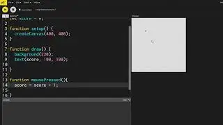 P5JS: Mouse and Key Pressed to Change Variable