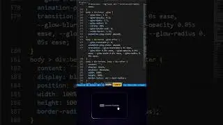 Day: 5/75 Code Practice Challange | Css Glowing Border Animation | #coding #braincoder #css #html