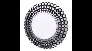 Круглое декоративное зеркало Ines 120 cm