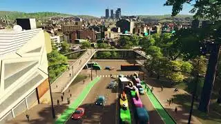 Cities Skylines: Flowing Intersection