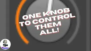One macro/knob to control a whole track in Bitwig