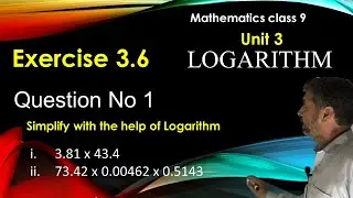 Mathematics Class 9 Chapter No 3 Exercise No 3.6 Question No 1 Part- i & ii of Khyber Pakhtunkhwa KP