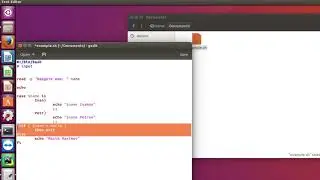 Как написать скрипт для Linux (Ubuntu)  - конструкция  case in esac.