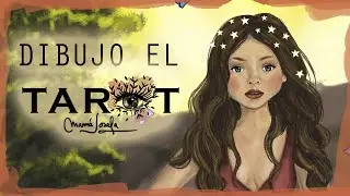 ✏️LA EMPERATRIZ 🃏 Dibujo mis Cartas del TAROT🎨 Tarot de Artista