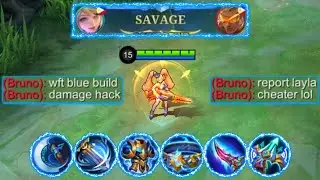 LAYLA BLUE BUILD (ONE HIT DAMAGE HACK! 😱) SAVAGE!!