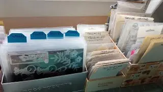 organización de troqueles y sellos de scrap