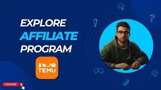 Temu Affiliate Program Step By Step - Short tutorial