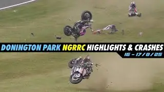 Donington Park Crashes/Highlights, NG Road Racing Club, 16-17/8/25