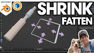 How to use the SHRINK/FATTEN Tool in Blender!