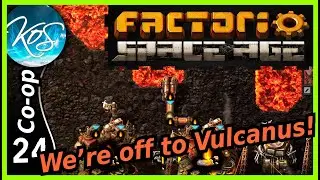 Factorio Space Age DLC MP 24 - Vulcanus Arrival What to pack! (Factorio DLC, MP)