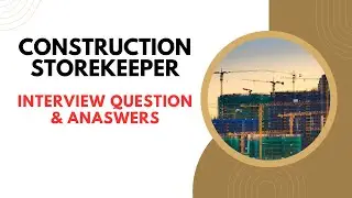 Storekeeper Interview Questions & Answers