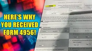 Form 4956 From The US Corporate Classifications About EIN Amendment - Is It The IRS Form Or Scam?
