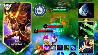 SUN BEST GUIDE TO RANK UP FASTER IN 2024?!🔥 | SUN BEST BUILD 2024 | Mobile Legends