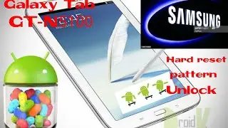 hard reset pattern unlock Samsung Galaxy tab GT-N5100 latest 2020