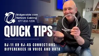 RJ-11 or RJ-45 Connections which is different in voice or data cabling with telephones - Review