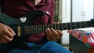 Legato descending run in A7 (3 octave) Tutorial #legato #shredguitarist