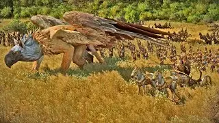 Total War Saga: Troy Mythos Brutal Clash of Mythical Beasts: Griffin vs Centaur Army Gameplay