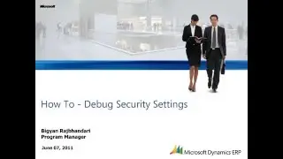 Microsoft Dynamics AX: Debug Security Settings