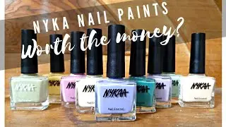 Are NYKAA  Nail Paints Overhyped? SWATCHES and REVIEW of NYKAA PASTEL RANGE!