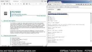 ESP Basic - PCF8591 - 8bit ADC/DAC - Part 2 - ADC Driver Tutorial