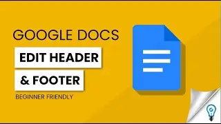 How to Edit Headers and Footers in Google Docs