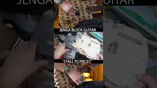 Jenga Block guitar collab with 