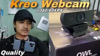 Best budget Webcam for streaming |Kreo OWL 1080/60FPS