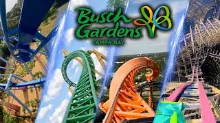 All Roller Coasters at Busch Gardens Tampa Bay 🇺🇸