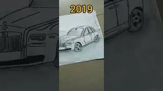 2019 drawing / 2023 drawing   #youtubeshorts