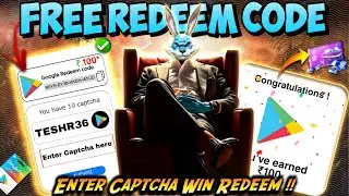 Free Redeem Code (Captcha Solve करके)🔥New Google Play Code App😉