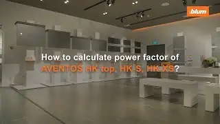 How to calculate power factor of AVENTOS HK top, HK-S, HK-XS?