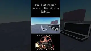 Day 1 of making Buckshot Roulette in Roblox Studio! 🔥 #roblox #buckshotroulette #robloxstudio