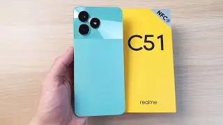REALME C51 - КРАСИВЫЙ И БОЛЬШОЙ БЮДЖЕТНЫЙ СМАРТФОН!