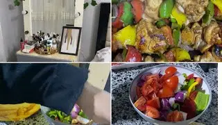 روتين يومي بعد الضهر.. جري ع المطبخ ومذاكره العيال وشويه اهتمام بنفسي❤️🏡