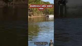 Quad bike on the water 😱 