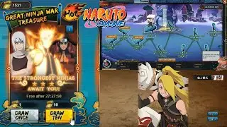 Naruto Online - Draw 500 Seals Scroll in Great Ninja War Treasure in 2025