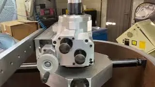 IMFM-40. Обработка фланца/уплотнительной поверхности. Мобильный станок для ремонта фланцев до 1016мм