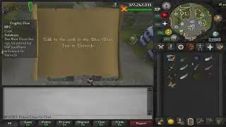 Talk to the cook in the Blue Moon Inn in Varrock